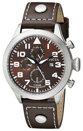 Invicta II Brun/Læder Ø45 mm 0352