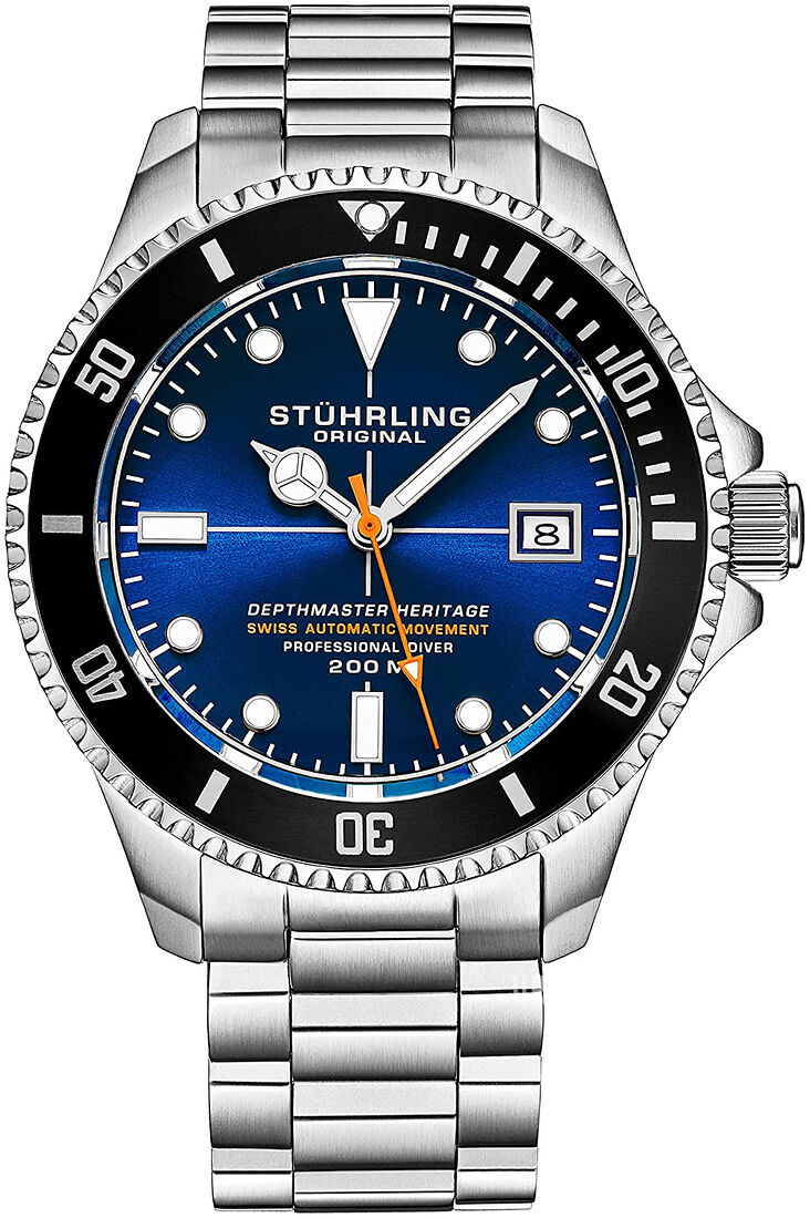 Stührling Original 883H.03 Depthmaster Heritage Ø42mm